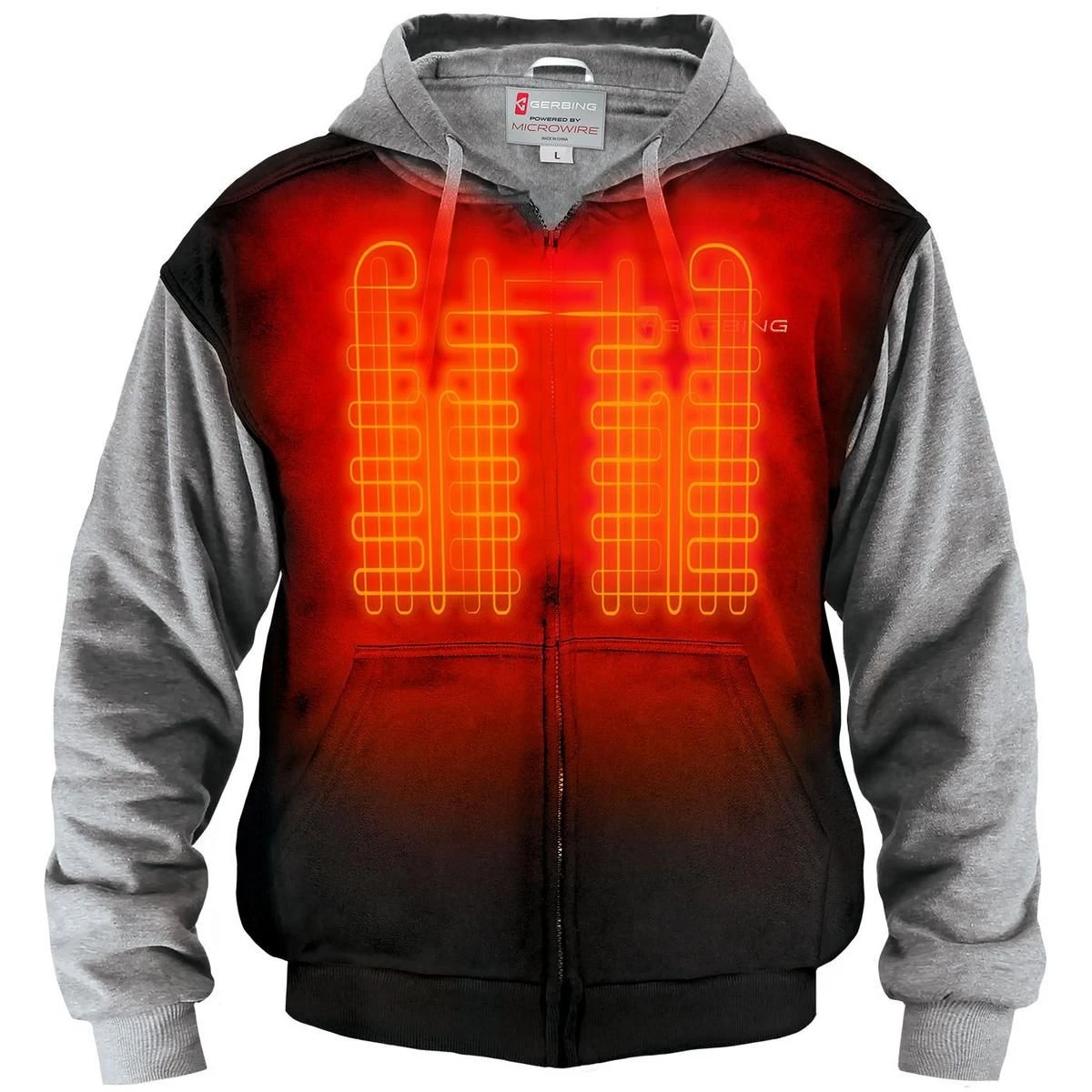 Gerbing 7V Battery Heated Hoodie Sweatshirt 3 Gerbing 7V Battery Heated Hoodie Sweatshirt