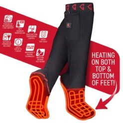 Gerbing 7V Battery Heated Sock Liners -The Warming Store gerbing 7v full foot heated sock liners 107