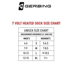 Gerbing 7V Battery Heated Sock Liners -The Warming Store gerbing 7v full foot heated sock liners 110