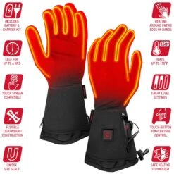 Gerbing Mens 7V Heated Glove Liners 10 Gerbing Mens 7V Heated Glove Liners -The Warming Store gerbing men s 7v heated glove liners 100