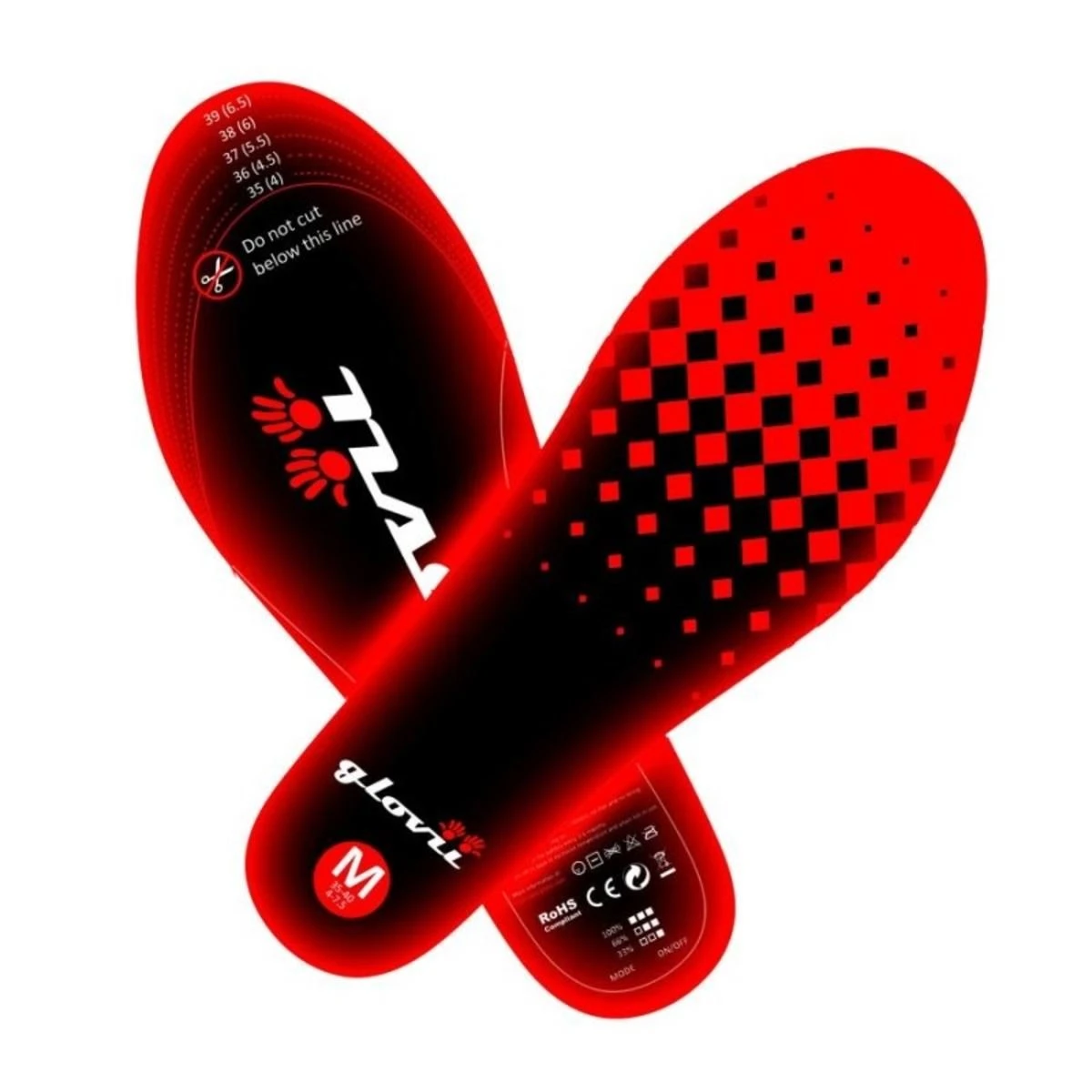 Glovii Rechargeable Heated Insoles With Remote 3 Glovii Rechargeable Heated Insoles With Remote