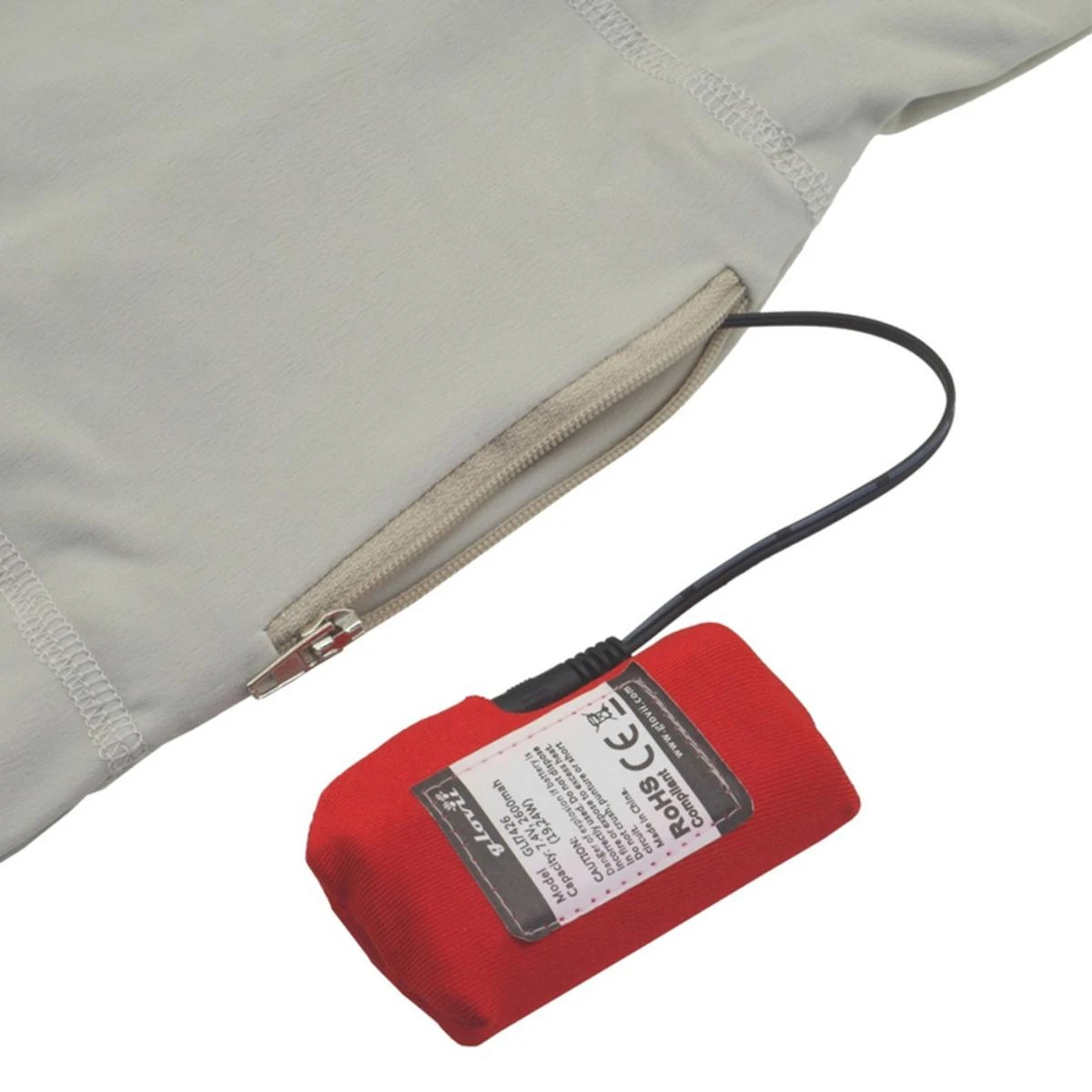 Glovii 7V Battery Heated Base Layer Shirt 6 Glovii 7V Battery Heated Base Layer Shirt - Image 4