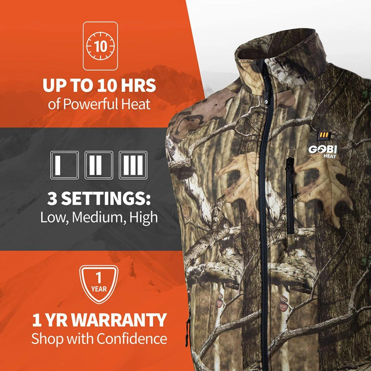 Gobi Heat Mens Colorado Heated Hunting Vest 8 Gobi Heat Mens Colorado Heated Hunting Vest - Image 6