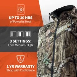 Gobi Heat Mens Shadow Heated Hunting Hoodie - Mossy Oak Break-up -The Warming Store gobi heat men s shadow heated hunting hoodie mossy oak break up 121