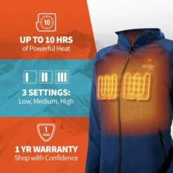 Gobi Heat Womens Apex Heated Tech Hoodie Jacket -The Warming Store gobi heat women s apex heated tech hoodie jacket 21