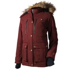 Gobi Heat Womens Arcadia 5 Zone Heated Parka Jacket -The Warming Store gobi heat women s arcadia 5 zone heated parka jacket 240