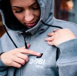 Gobi Heat Womens Ridge 3 Zone Heated Hoodie -The Warming Store gobi heat women s ridge 3 zone heated hoodie 266