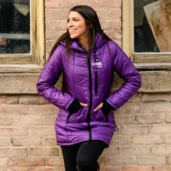 Gobi Heat Victoria Womens Heated Coat -The Warming Store gobi heat women s victoria 5 zone heated jacket 239