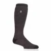 Heat Holders Mens Gabriel Original Twist Long Socks - Black/Grey