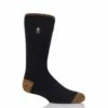 Heat Holders Mens Hank Contrast Worxx Lite Crew Socks - Black/Yellow -The Warming Store heat holders men s hank contrast worxx lite crew socks black yellow 3