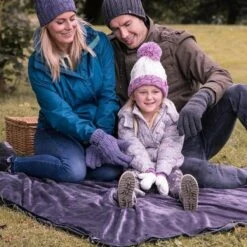 Heat Holders Silver Outdoor Blanket -The Warming Store heat holders outdoor blanket antique silver black 65