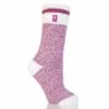 Heat Holders Womens Snowdrop Original Cream Block Twist Crew Socks - Berry 1 Heat Holders Womens Snowdrop Original Cream Block Twist Crew Socks - Berry -The Warming Store heat holders women s snowdrop original cream block twist crew socks berry 3