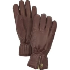 Hestra Leather Swisswool Classic 5-Finger Gloves -The Warming Store hestra leather swisswool classic 5 finger gloves 133