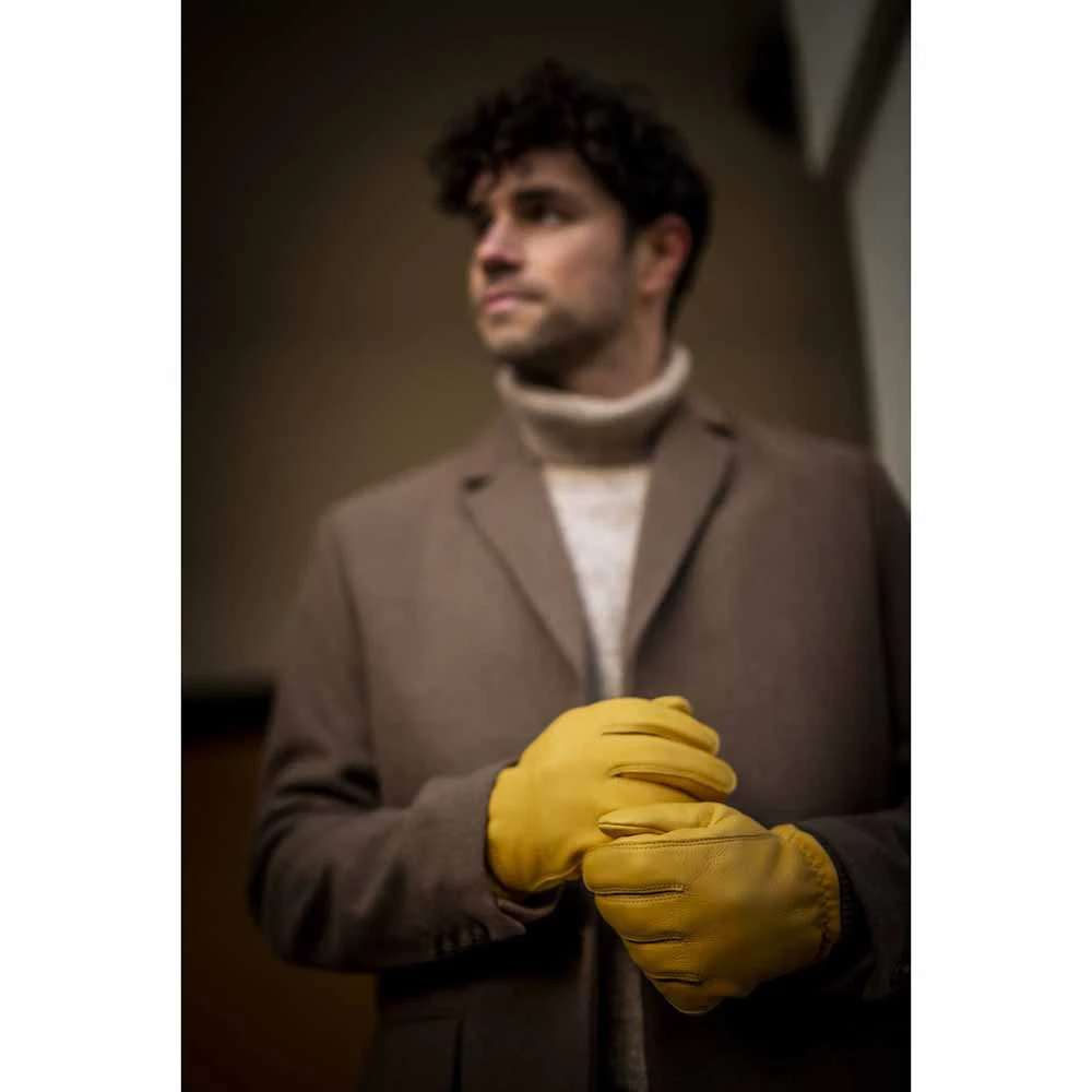 Hestra Mens Tore Deerskin Leather Gloves 11 Hestra Mens Tore Deerskin Leather Gloves - Image 9