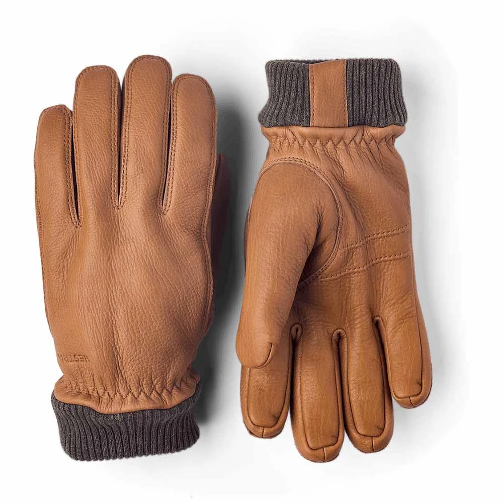 Hestra Mens Tore Deerskin Leather Gloves 5 Hestra Mens Tore Deerskin Leather Gloves - Image 3