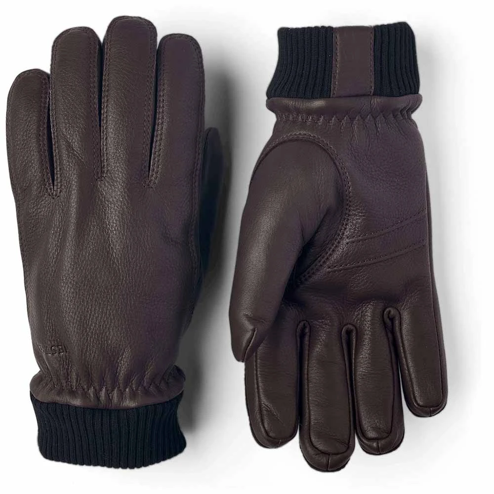 Hestra Mens Tore Deerskin Leather Gloves 6 Hestra Mens Tore Deerskin Leather Gloves - Image 4