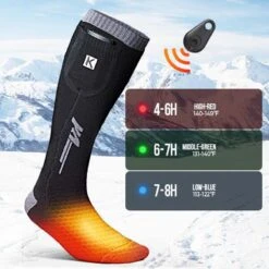 Kemimoto High-End Heated Socks With Rechargeable Batteries And Remote Control -The Warming Store kemimoto high end heated socks with rechargeable batteries and remote control 100