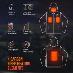 Kemimoto Mens Classic Heated Warm Jacket With Fleece -The Warming Store kemimoto men s classic heated warm jacket with fleece 108