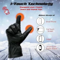 Milwaukee Leather Mens 7V Leather Heated Winter Gloves 13 Milwaukee Leather Mens 7V Leather Heated Winter Gloves -The Warming Store milwaukee leather men s 7v leather heated winter gloves 8