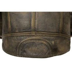 Milwaukee Leather Mens Brown Distressed Scooter Jacket -The Warming Store milwaukee leather men s brown distressed scooter jacket 124