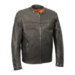 Milwaukee Leather Mens Lightweight Sporty Scooter Crossover Jacket