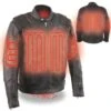 Milwaukee Leather Mens 12V Heated Motorcycle Jacket 1 Milwaukee Leather Mens 12V Heated Motorcycle Jacket -The Warming Store milwaukee leather men s vented scooter jacket with heated technology 134