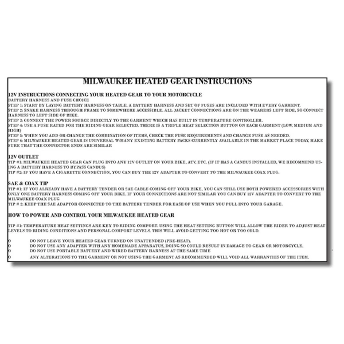 Milwaukee Leather Mens 12V Heated Motorcycle Jacket 8 Milwaukee Leather Mens 12V Heated Motorcycle Jacket - Image 6