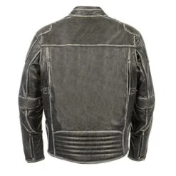 Milwaukee Leather Mens Vintage Distressed Triple Vented Jacket -The Warming Store milwaukee leather men s vintage distressed triple vented jacket 117