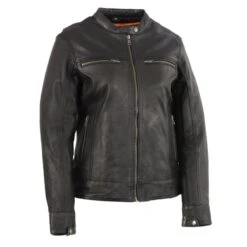 Milwaukee Leather Womens Lightweight Triple Stitch Scooter Jacket