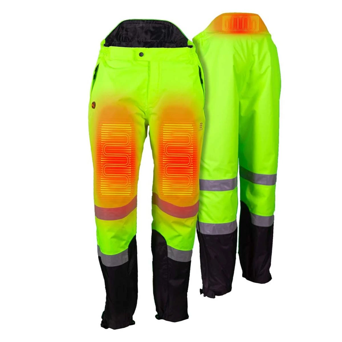 Mobile Warming 7.4V Mens Hi-Vis Heated Rain Pant 5 Mobile Warming 7.4V Mens Hi-Vis Heated Rain Pant - Image 3