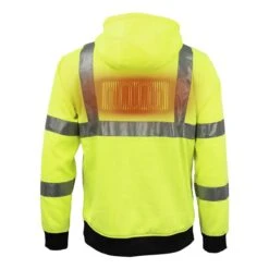 Mobile Warming 7.4V Mens HI-VIS Pullover Heated Hoodie -The Warming Store mobile warming 7 4v men s hi vis pullover heated hoodie 91