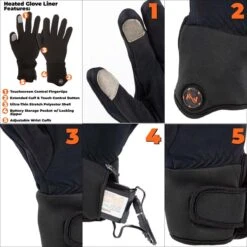 Mobile Warming 7.4V Unisex Heated Glove Liner -The Warming Store mobile warming 7 4v unisex heated glove liner 110