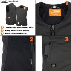 Mobile Warming 7.4V Unisex Peak Heated Vest -The Warming Store mobile warming 7 4v unisex peak heated vest 110