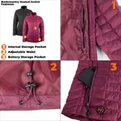 Mobile Warming 7.4V Womens Backcountry Heated Jacket -The Warming Store mobile warming 7 4v women s backcountry heated jacket 243