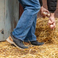 Muck Mens Outscape Lace Up Shoes - Black/Tan -The Warming Store muck men s outscape lace up shoes black tan 150