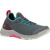 Muck Womens Outscape Lace Up Shoes - Dark Grey/Teal/Pink 2 Muck Womens Outscape Lace Up Shoes - Dark Grey/Teal/Pink -The Warming Store muck women s outscape lace up shoes dark grey teal pink 105