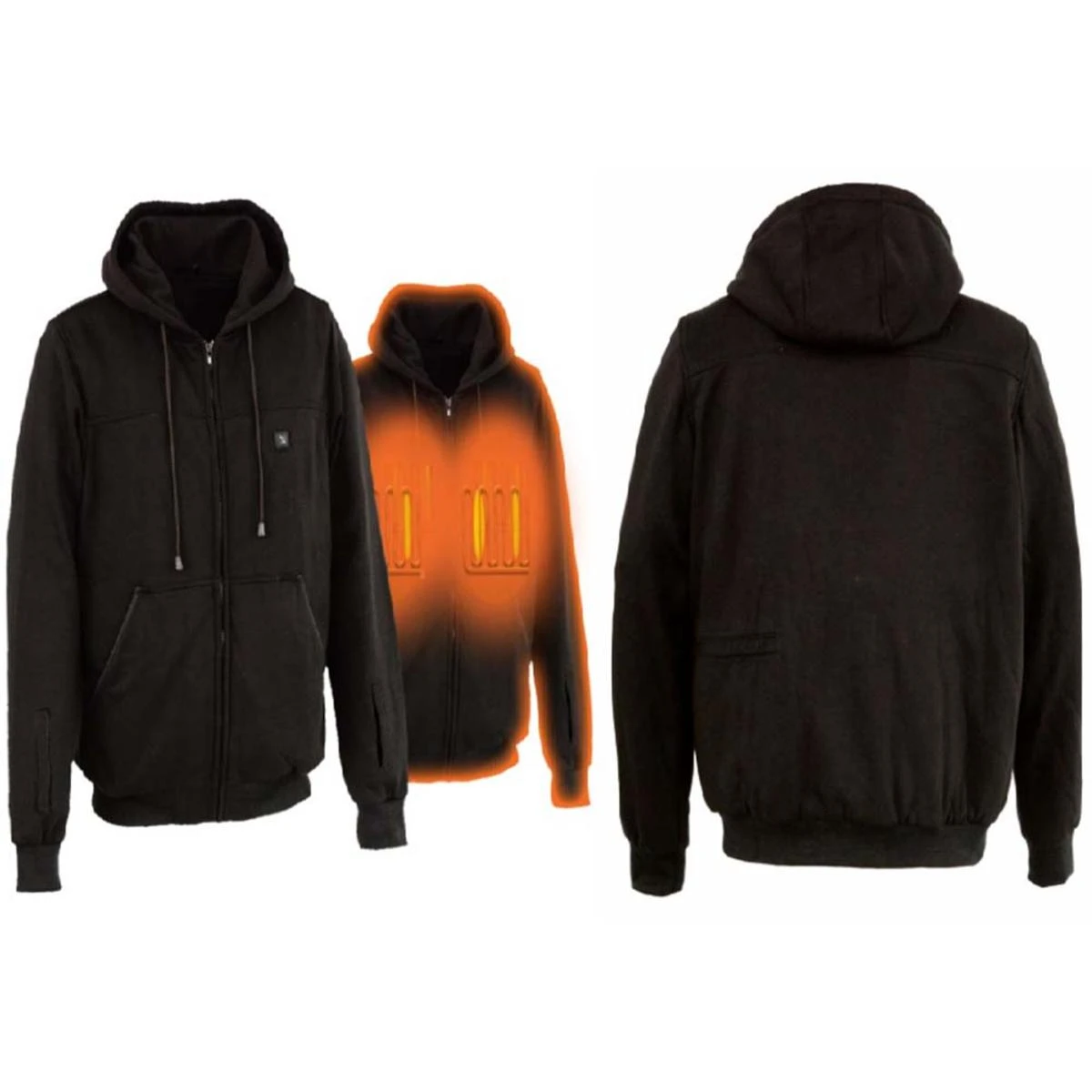 NexGen Heat Mens Fiery Heated Hoodie 5 NexGen Heat Mens Fiery Heated Hoodie - Image 3