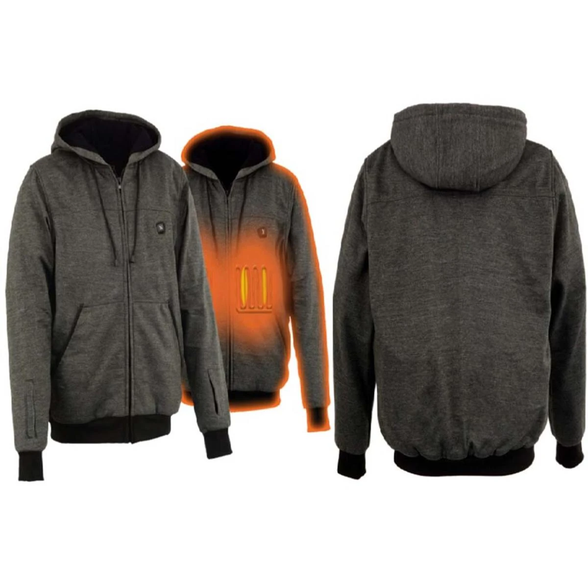 NexGen Heat Mens Fiery Heated Hoodie 6 NexGen Heat Mens Fiery Heated Hoodie - Image 4