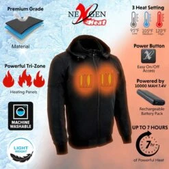 NexGen Heat Mens Igniter Soft-Shell Heated Hooded Jacket 11 NexGen Heat Mens Igniter Soft-Shell Heated Hooded Jacket -The Warming Store nexgen heat men s igniter soft shell heated hooded jacket 38
