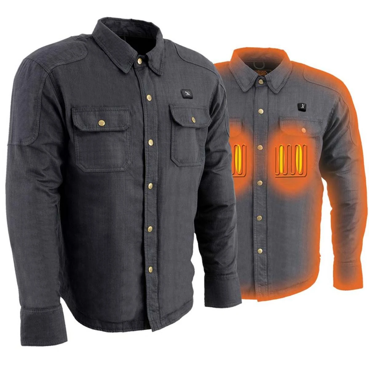 NexGen Heat Mens Scorcher Classic Denim Heated Jacket 5 NexGen Heat Mens Scorcher Classic Denim Heated Jacket - Image 3