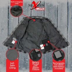 NexGen Heat Womens Standard Bonnie Flannel Long Sleeve Heated Shirt 12 NexGen Heat Womens Standard Bonnie Flannel Long Sleeve Heated Shirt -The Warming Store nexgen heat women s standard bonnie flannel long sleeve heated shirt 41