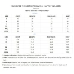 Nomans Gear New Softshell Pro+ Heated Tech Vest (Battery Included) -The Warming Store nomans gear new softshell pro heated tech vest battery included 92