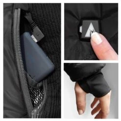 Open Box ActionHeat 5V Heated Long Puffer Jacket W/ Hood - Womens -The Warming Store open box actionheat 5v heated long puffer jacket w hood women s 869