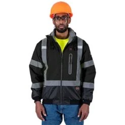 Pioneer Hi-Vis Waterproof Heated Safety Nano Bomber Jacket (Jacket Only) 14 Pioneer Hi-Vis Waterproof Heated Safety Nano Bomber Jacket (Jacket Only) -The Warming Store pioneer hi vis waterproof heated safety nano bomber jacket jacket only 124
