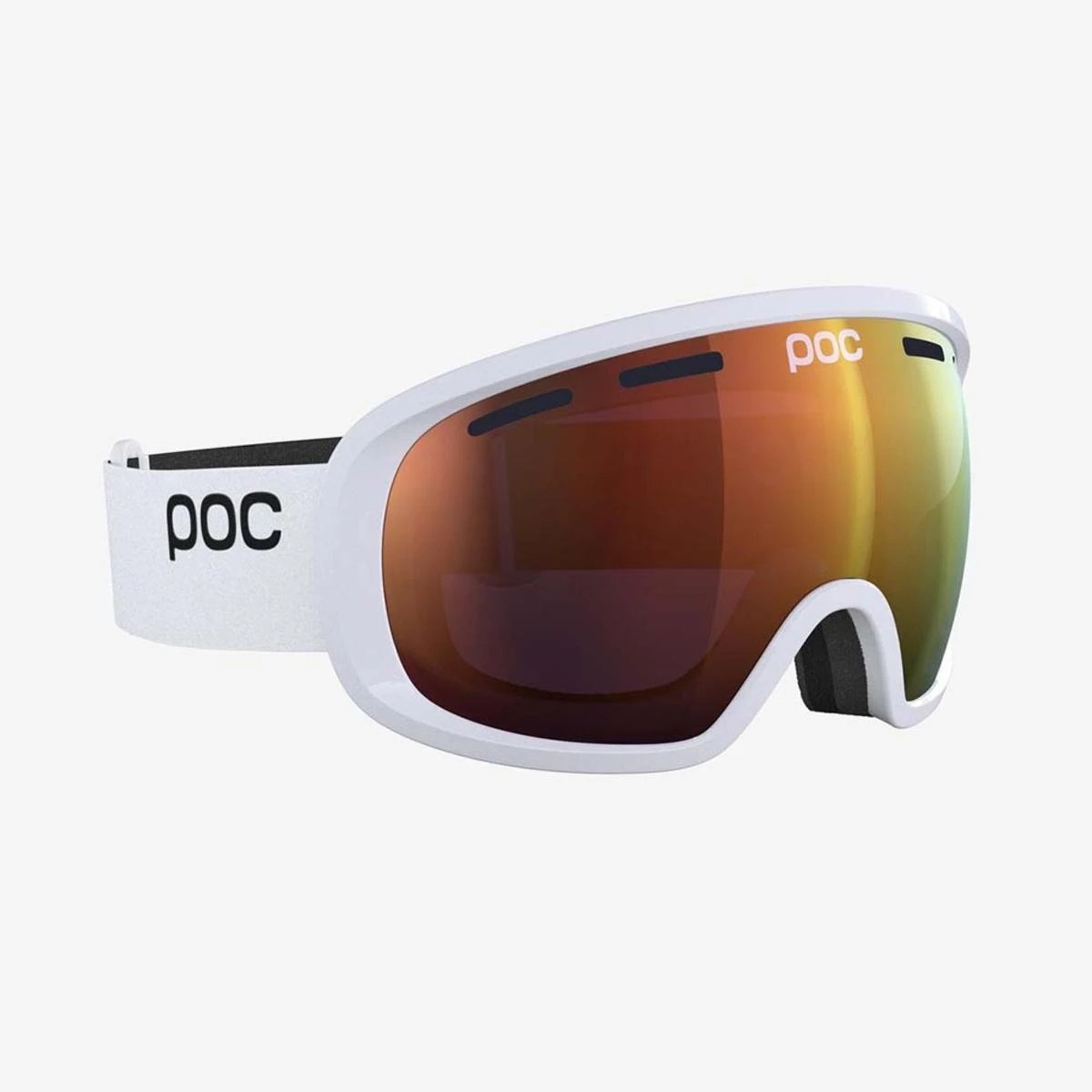 POC Fovea Clarity Goggles Spektris Orange Lens - Hydrogen White Frame 6 POC Fovea Clarity Goggles Spektris Orange Lens - Hydrogen White Frame - Image 4