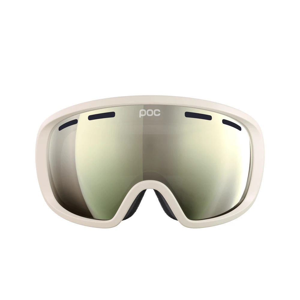POC Fovea Ski Goggles Partly Sunny Ivory Lens - Selentine White Frame 4 POC Fovea Ski Goggles Partly Sunny Ivory Lens - Selentine White Frame - Image 2