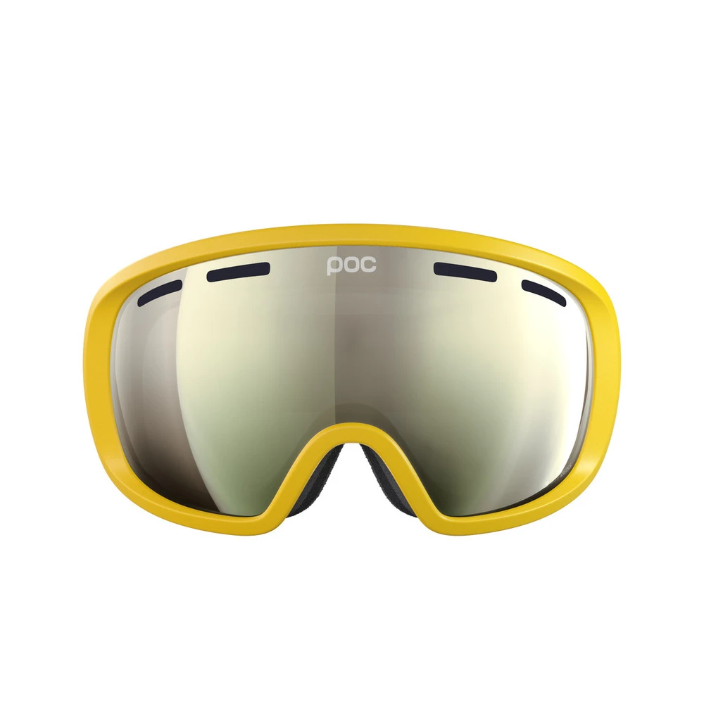 POC Fovea Ski Goggles Partly Sunny Ivory Lens - Sulphite Yellow Frame 4 POC Fovea Ski Goggles Partly Sunny Ivory Lens - Sulphite Yellow Frame - Image 2