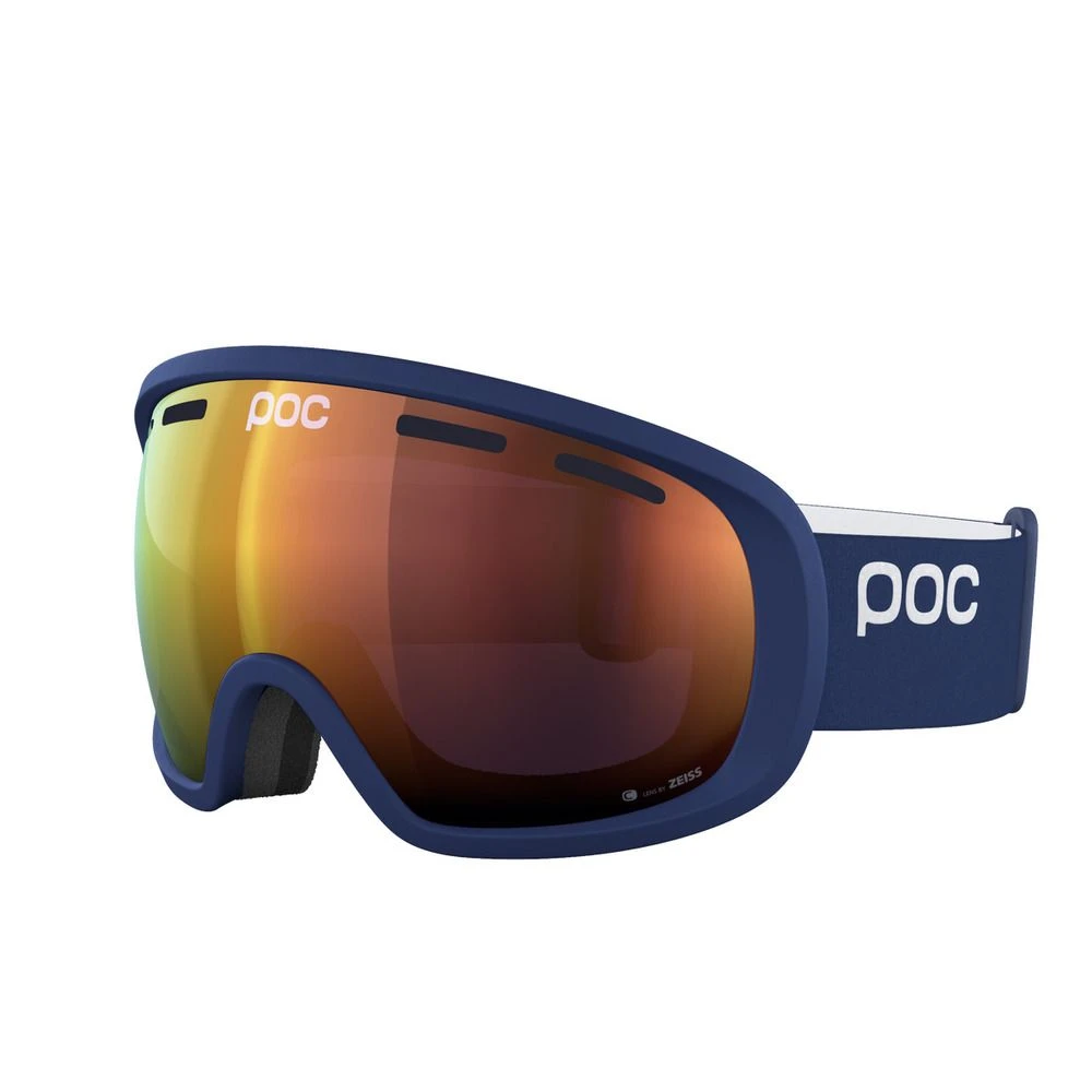 POC Fovea Ski Goggles Partly Sunny Orange Lens - Lead Blue Frame 3 POC Fovea Ski Goggles Partly Sunny Orange Lens - Lead Blue Frame