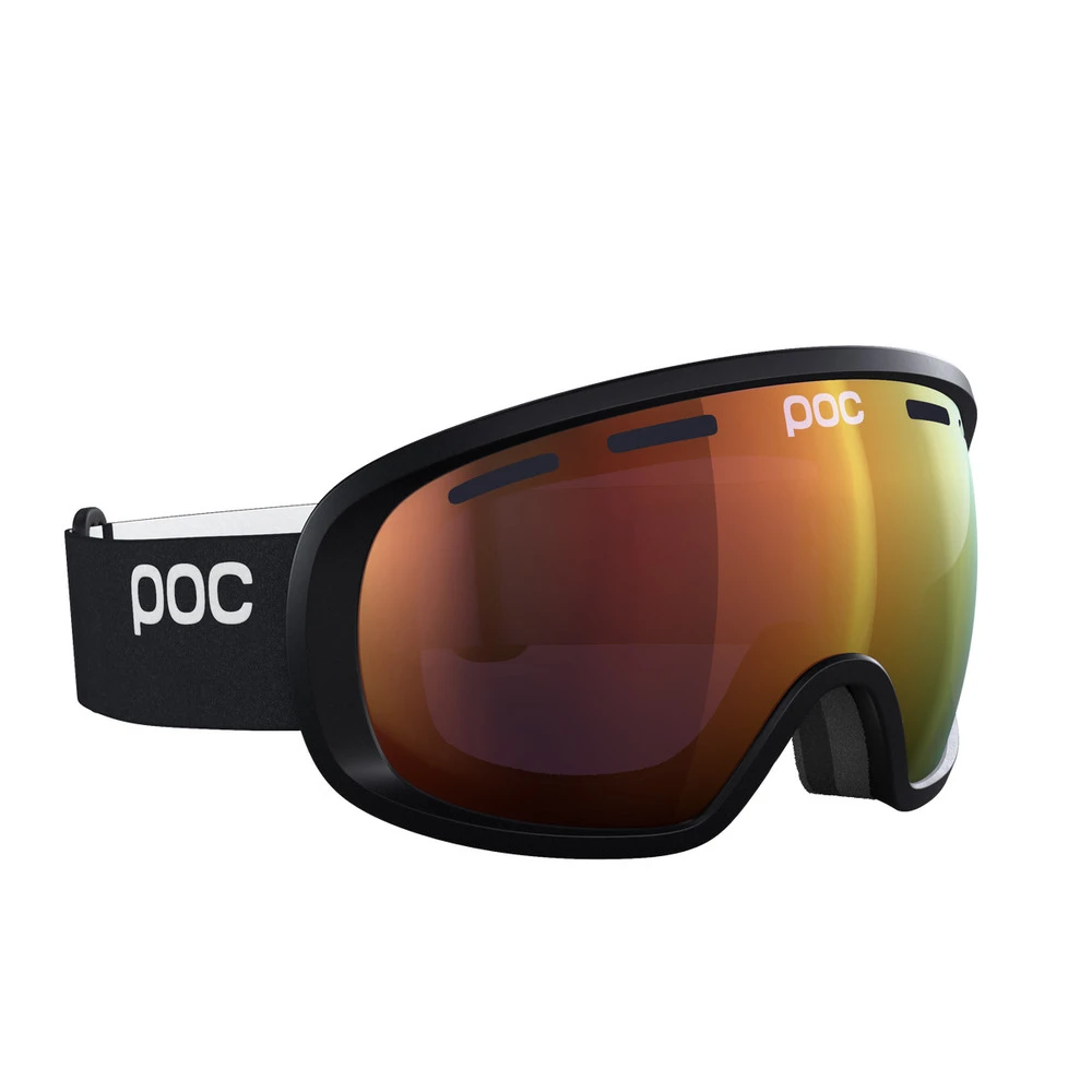 POC Fovea Ski Goggles Partly Sunny Orange Lens - Uranium Black Frame 5 POC Fovea Ski Goggles Partly Sunny Orange Lens - Uranium Black Frame - Image 3
