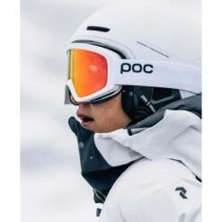 POC Opsin Clarity Goggles Spektris Orange Lens - Hydrogen White Frame -The Warming Store poc opsin clarity goggles spektris orange lens hydrogen white frame 127